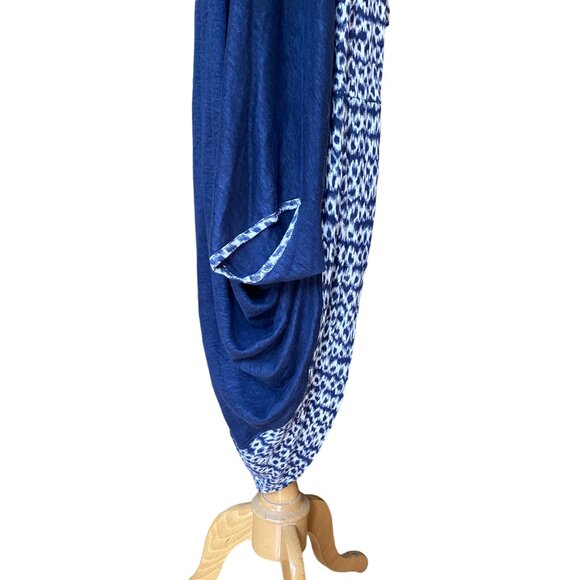 Saturday Sunday Anthropologie Linen Shrug Cardigan Aztec Coastal Oversized-M/L - Picture 7 of 14